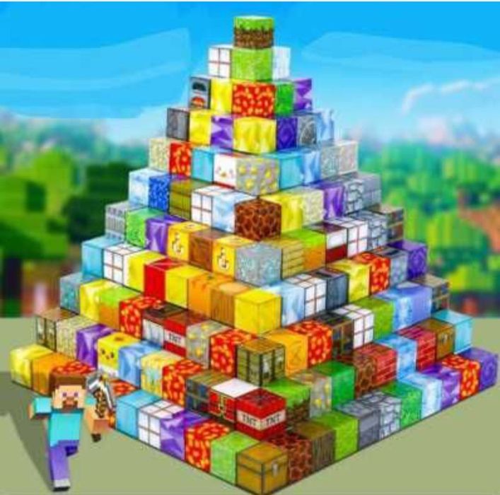 Магнитни конструктори на майнкрафт 
Комплект Магнитни кубчета Майнкраф