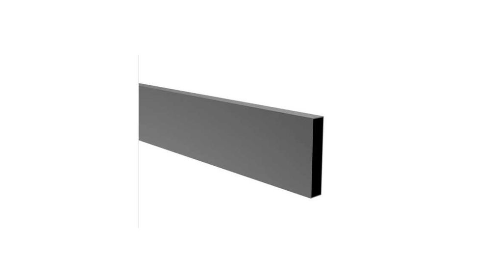 Profil Aluminiu Gard Antracit (RAL 7016) – 6000x100x20mm (6 m)
