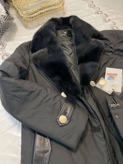 Куртка с норковым вортником