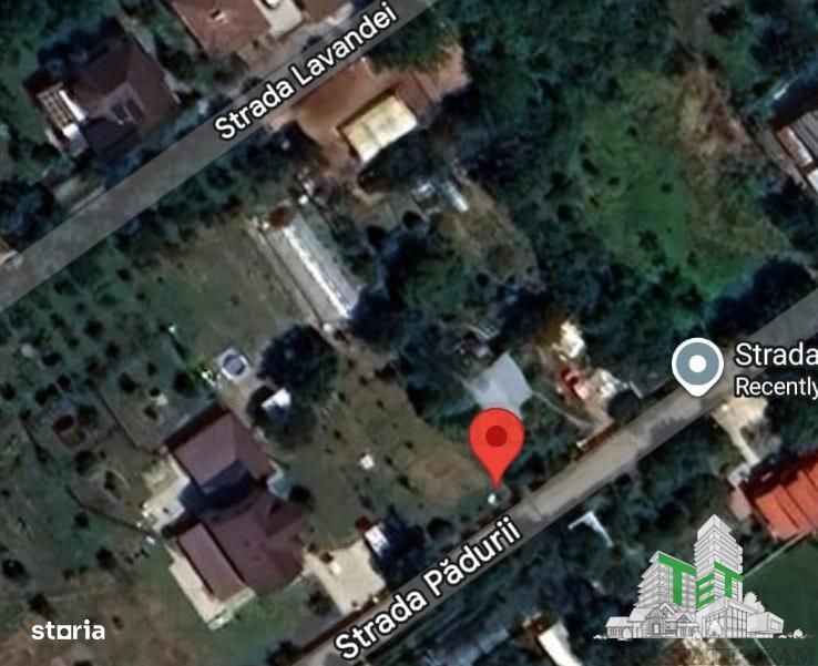 Teren 2000mp intre case langa Padurea Teghes