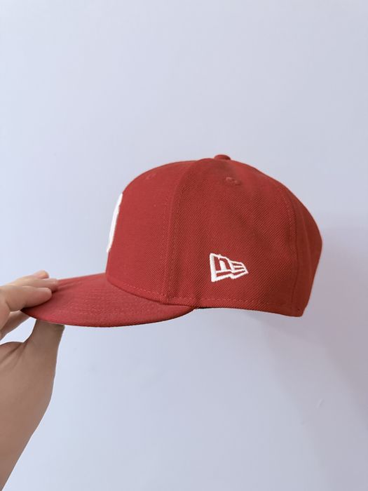 New Era кепка красная NY