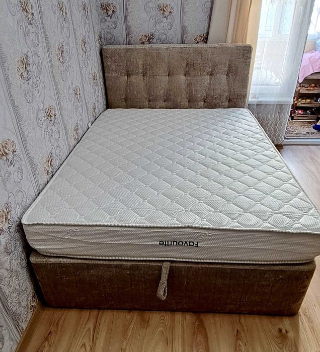 Ново тапицирано легло + матрак TED  140/200 с гаранция.