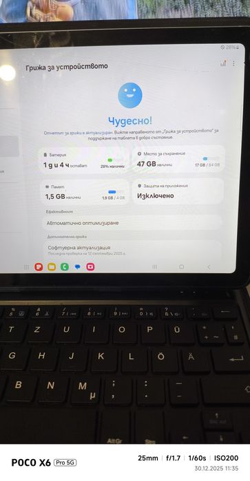 Таблет Samsung s6 lite