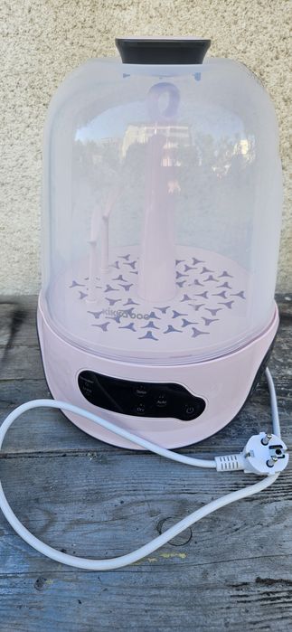 KIKKA BOO Електрически стерилизатор със сушилня TWILL PINK