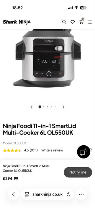 Ninja 11 in 1 6L OL550UK