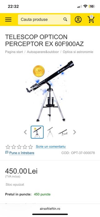 Telescop nou fara ambalaj