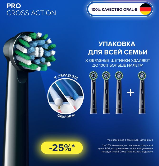 Сменные насадки для Oral B. Оригинал Германия не подделка