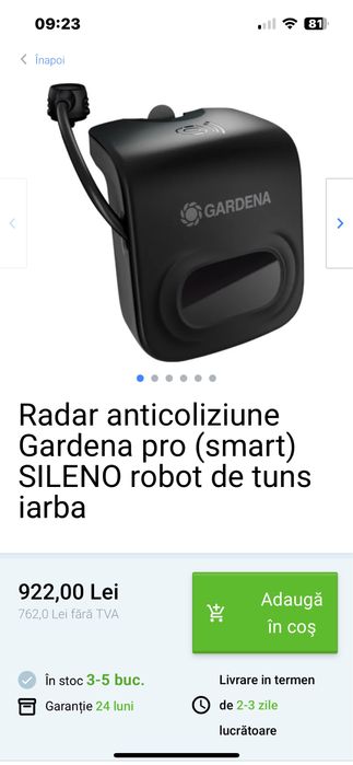 Robot de gazon fara fir perimetral Gardena-Sigilat