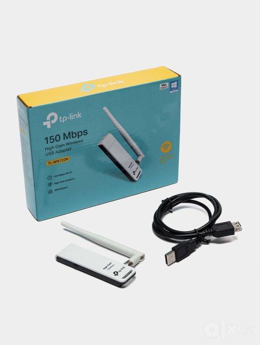 Сетевой USB адаптер TP-LINK TL- WN722N 150Mb