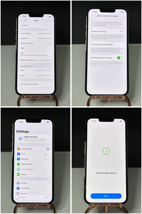 iPhone 13 Pro Graphite 90% | incarcator + 2 huse | impecabil 128 GB 5G