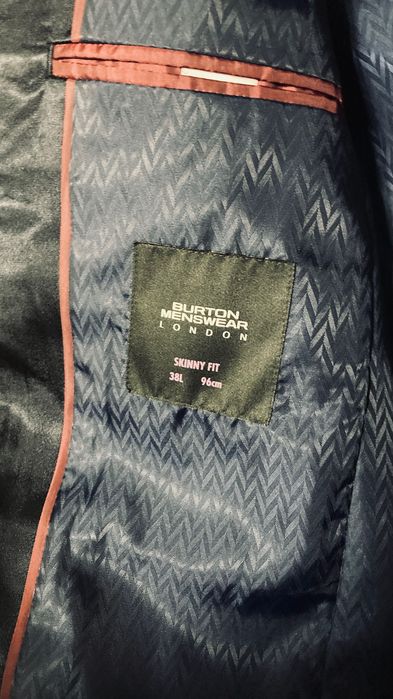 Sacou bleumarin slim fit