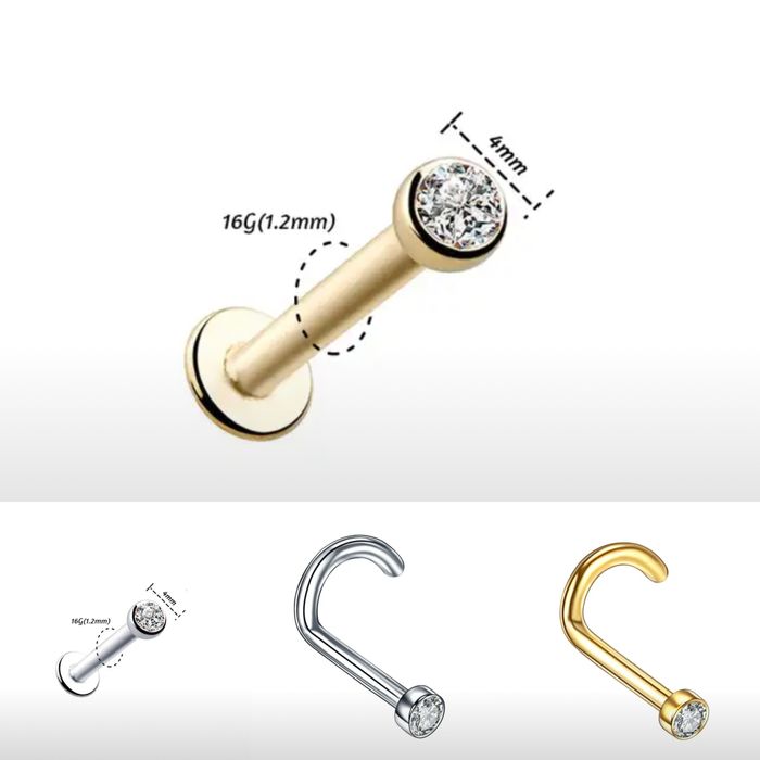 Продаются новые изделия для пирсинга из Мед.стали/Титана/Серебра