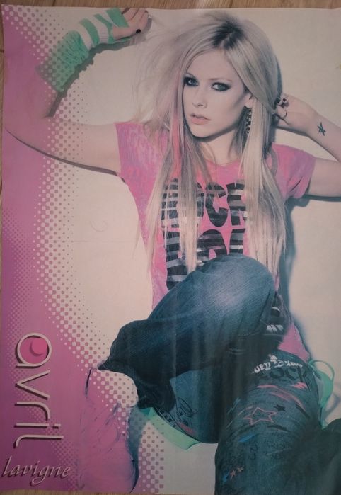 Аврил Avril Lavigne плакат колекционерски