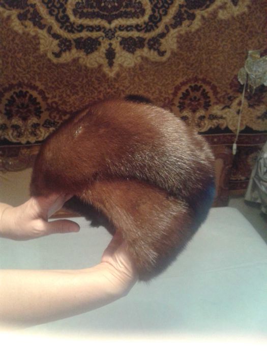 шапка норковая жен.