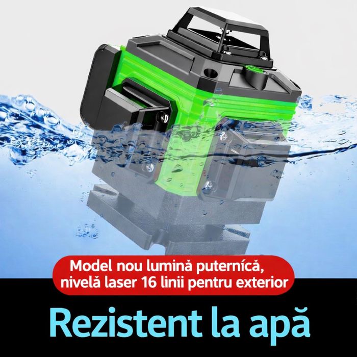 Nivela Laser ZELNO 4D cu 16 linii