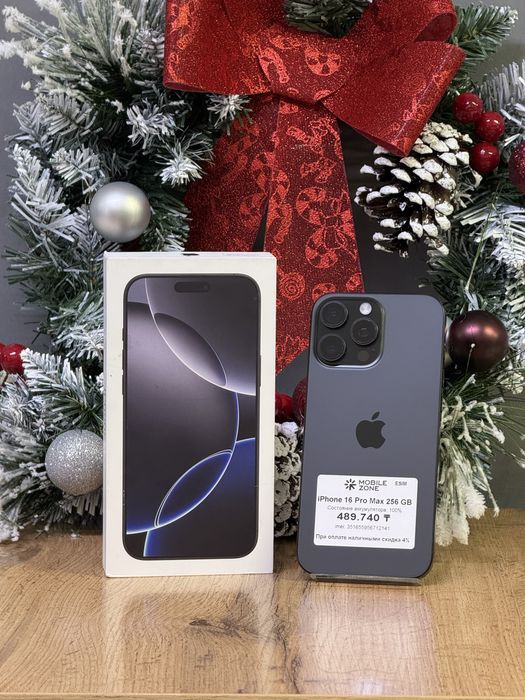 iPhone 16 Pro Max 256 GB АКБ 100%