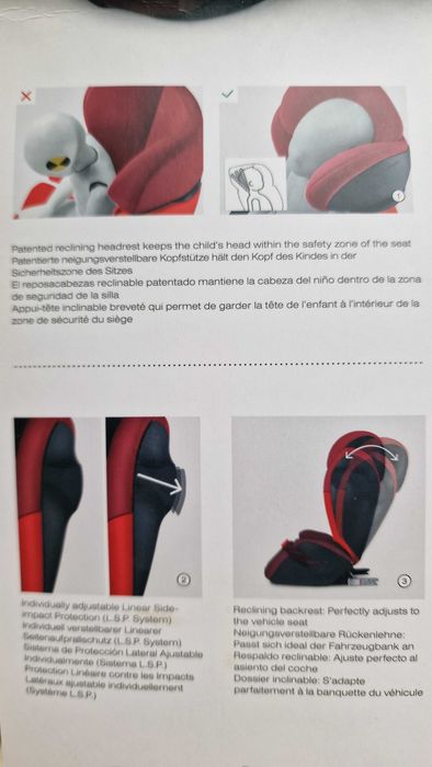 Детско столче за кола Cybex Solution M Fix Blue Moon 15кг. -36 кг.