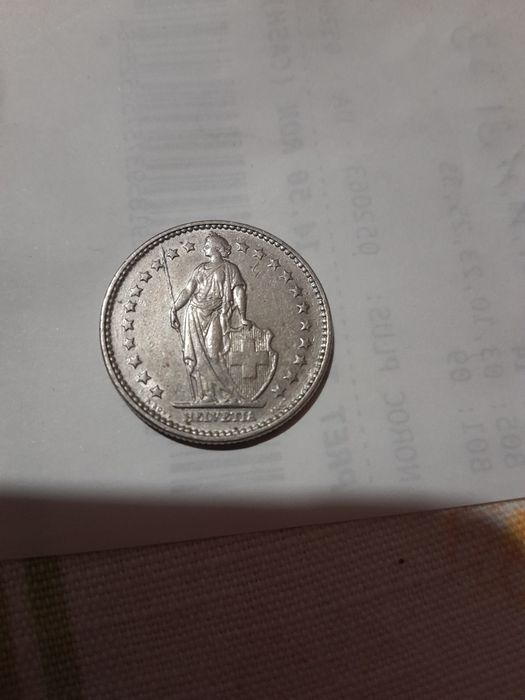 Franc elvețian din 1970 de vânzare..pentru colectionari!