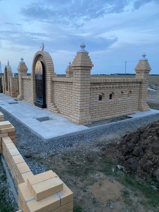 Мазары строим ,  реконструкциия