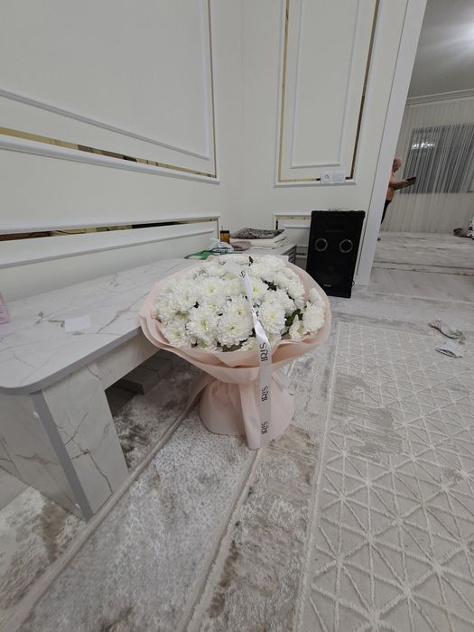 Нежные букет из хризантем