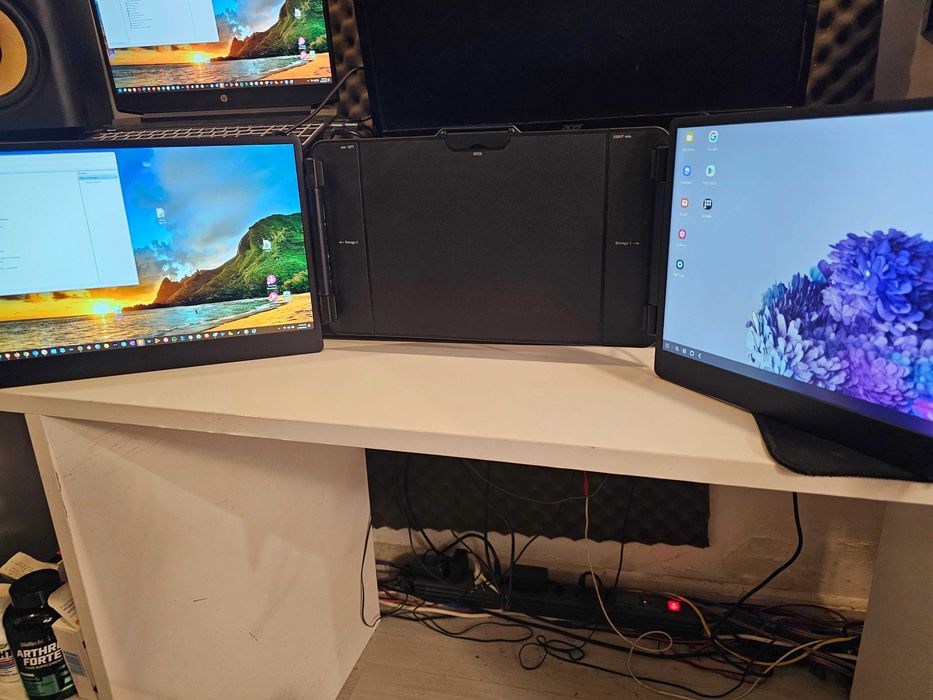 Monitor portabil 2x "14 inch Teamgee s2 Kefeya s2