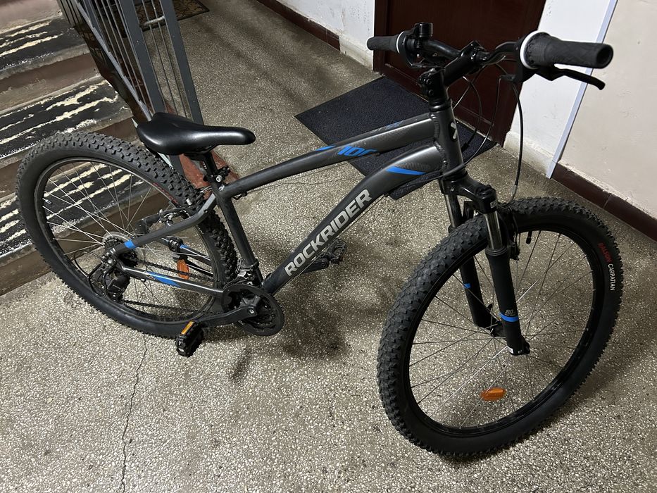 Bicicletă Rockrider ST 100 – ca nouă, puțin folosită + cauciucuri Carpatian upgrade