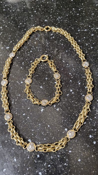 Vand set lanturi de aur versace 14k