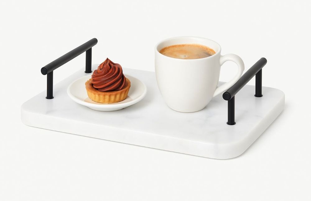 Декоративен поднос от мрамор