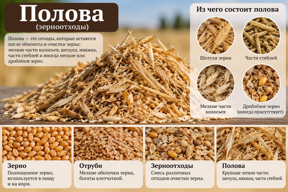 Продам полову  .