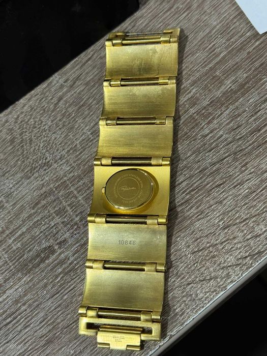 дамски часовник Roberto Cavalli Timewear (Златист / Кожа питон)