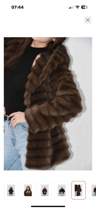 Эко шуба размер 44/46