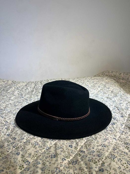 Pălărie Fedora Neagra 100% Lana – Stil Elegant Clasic