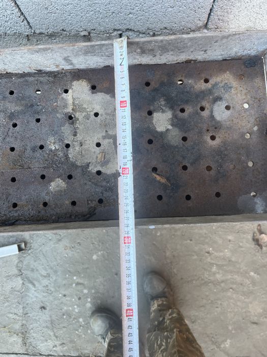 Мангал с толстостенного металла