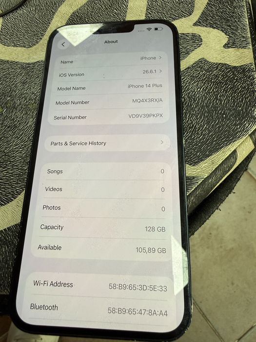 Iphone 14 plus 128 gb