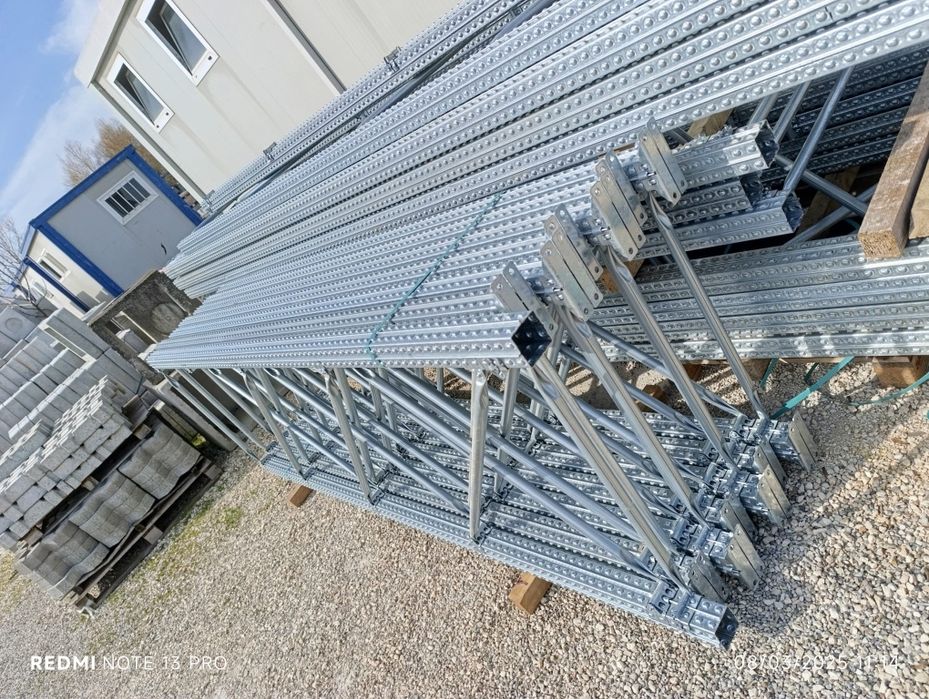 Rafturi zincate pentru paleti