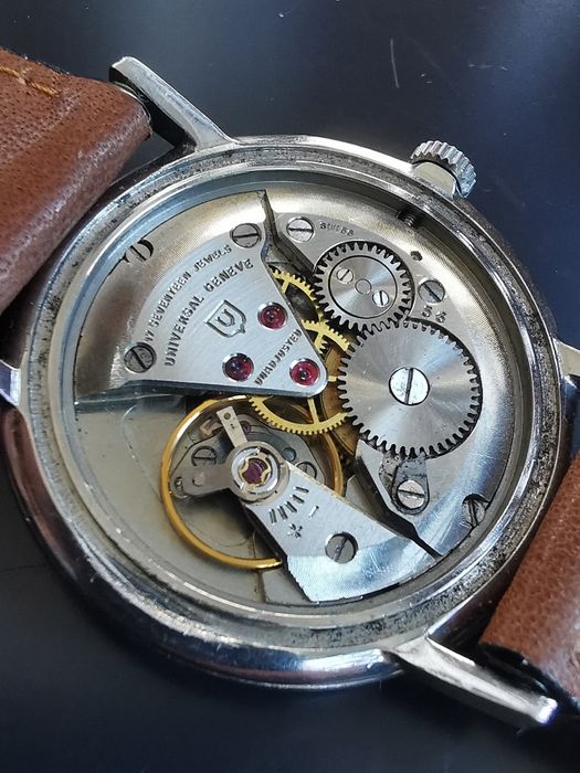 Ceas Universal Geneve Mecanic Anii '60 Rar  Funcționează Perfect!