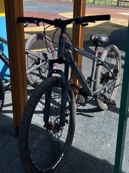 Продам велосипед- Todm (WTODM), цвет серо-черный,7 передач взади