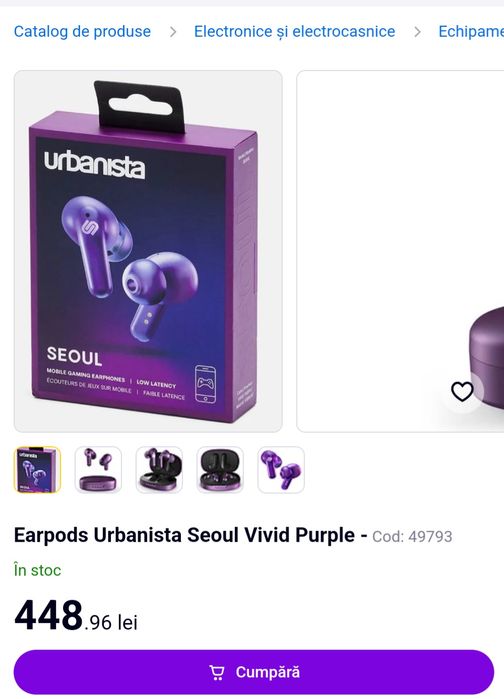 Căști wireless urbanista seol noi