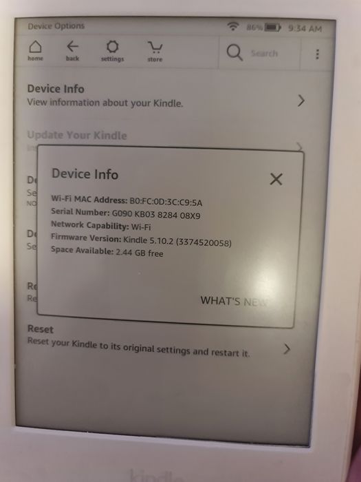 Amazon kindle 8th generation