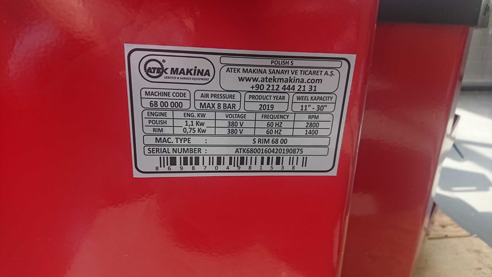 Vand Masina de lustruit/finisat jante auto