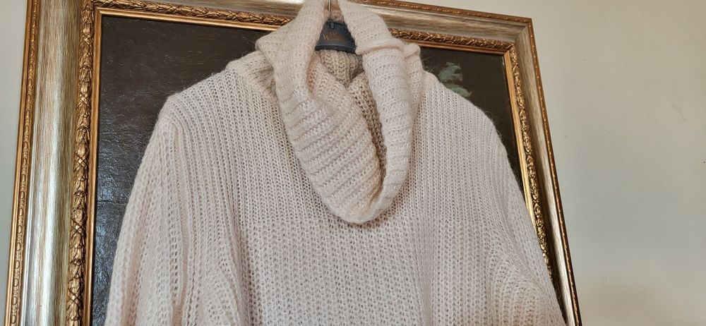 Pulover Zara gros, mohair si lana