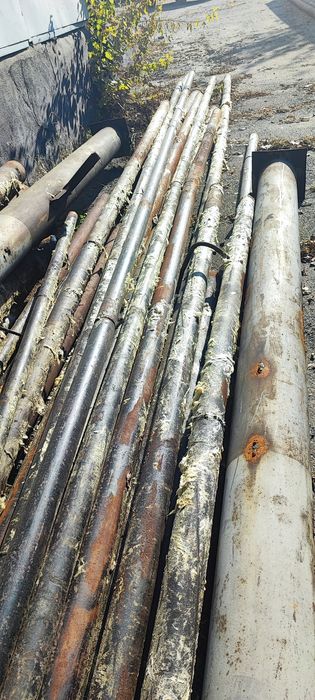 Трубы стальные толстостенные б/у