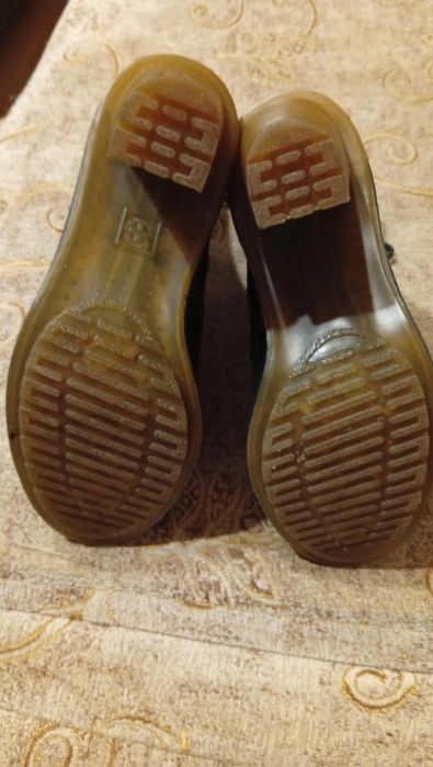 N.36 Дамски кожени боти с 8см. токче Dr. Martens