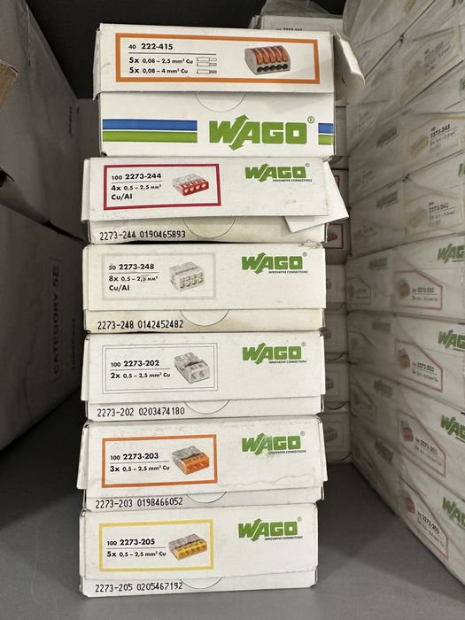 Коемники Wago соединитель