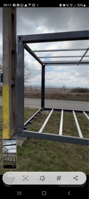Structura metalica container modular, Cadru container, Cadre containere