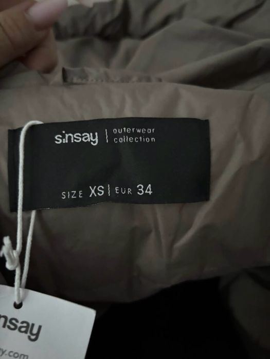 Geacă damă, marca Sinsay, mărimea L, nouă, cu etichetă