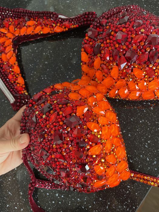 Costum competitional bikini fitness nou cu eticheta