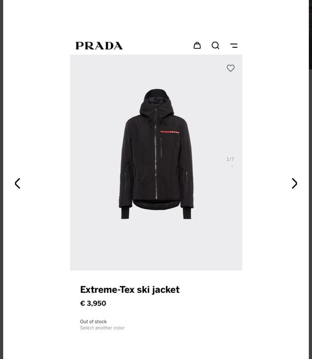 Prada geacă iarnă bărbat