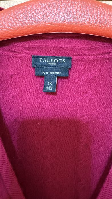 Кашмирена жилетка 100% кашмир Talbots.Размер L.