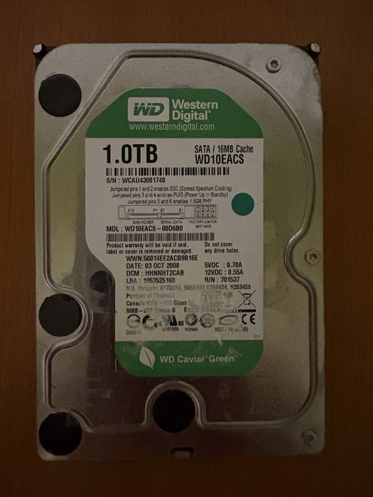 hdd 1tb western digital